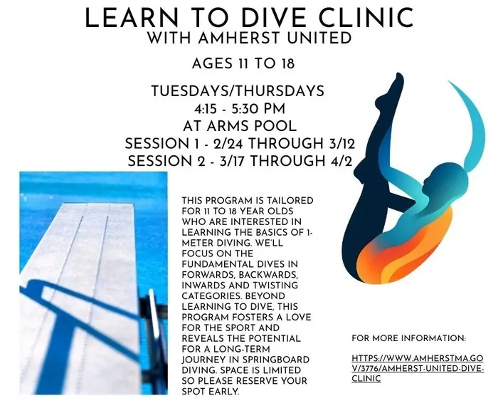 Amherst youth diving clinic