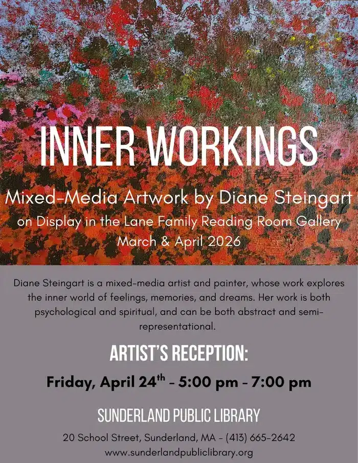 Diane Steingart art exhibit in Sunderland