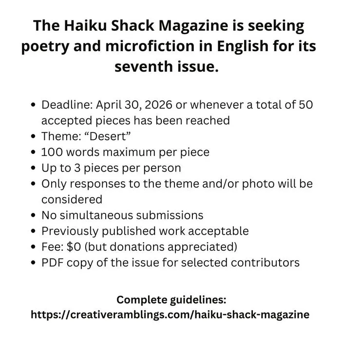 Haiku Shack submissions
