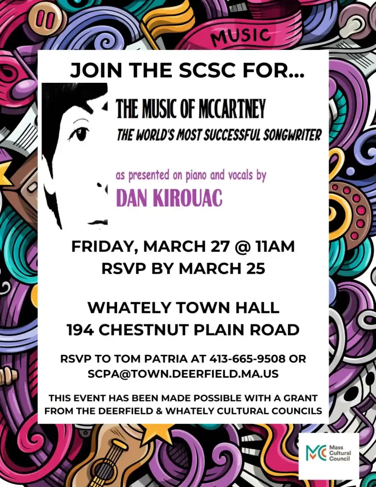 Music of McCartney Whately MA