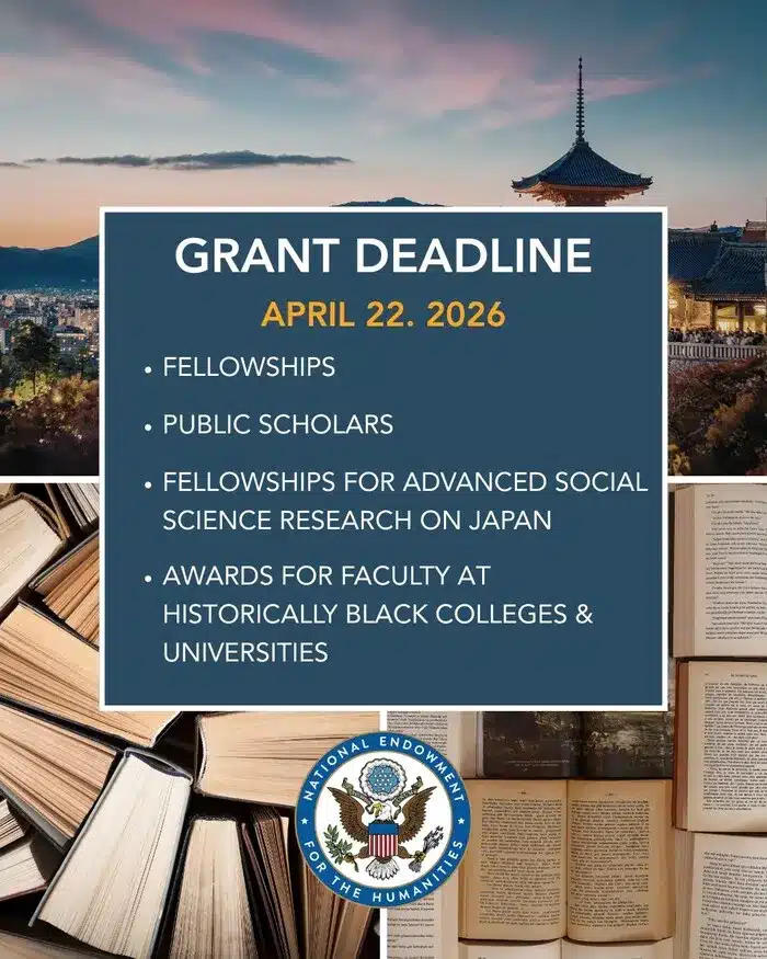 NEH grants deadline 2026