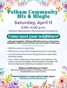 Pelham community Mix & Mingle 2026