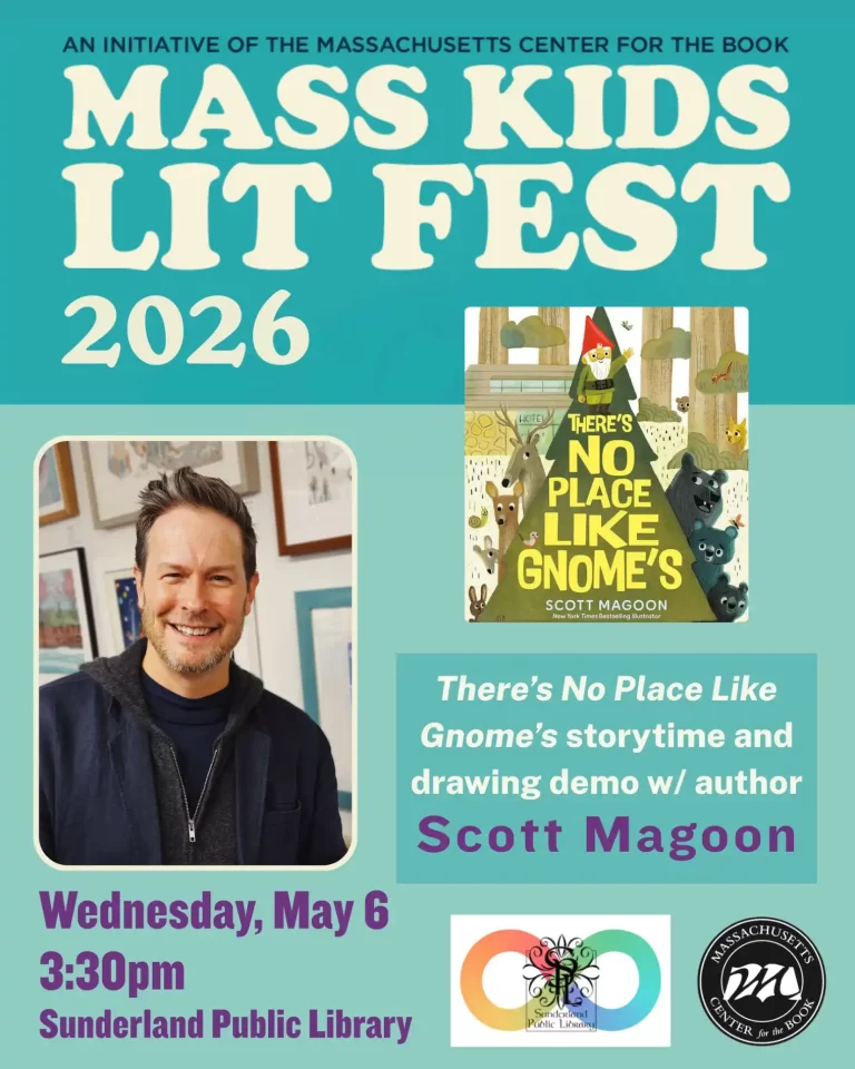 Scott Magoon Sunderland Public Library May 6 2026