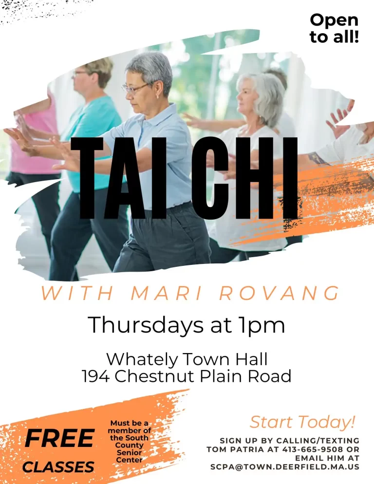 Tai Chi classes South County Senior Center