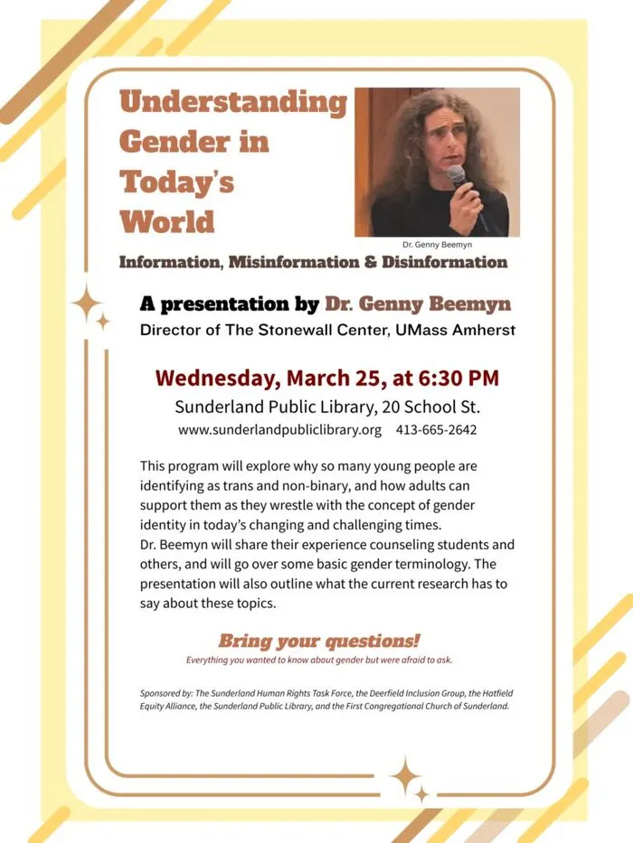 gender identity talk in Sunderland