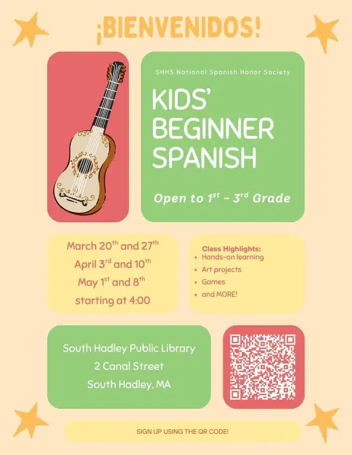 kids Spanish class South Hadley