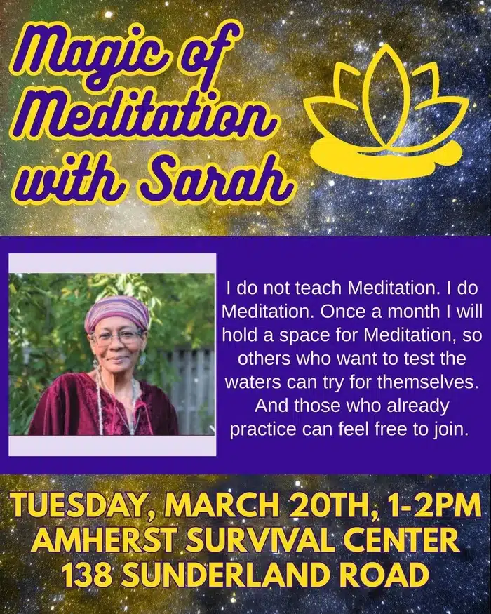 meditation session March 2026