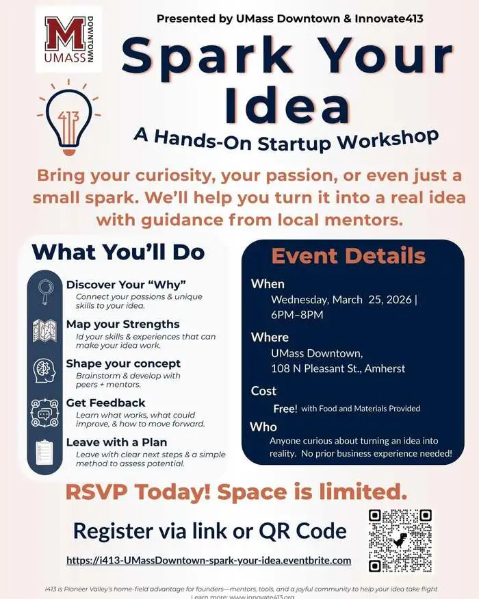 startup workshop at UMass Amherst