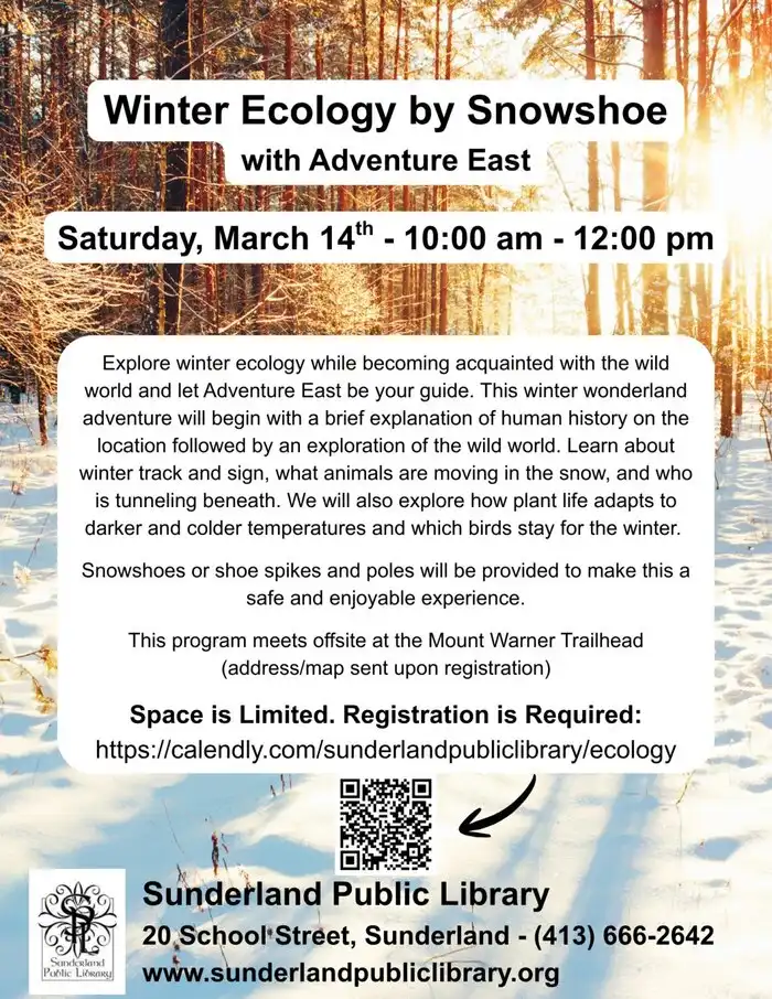 winter ecology by snowshoe