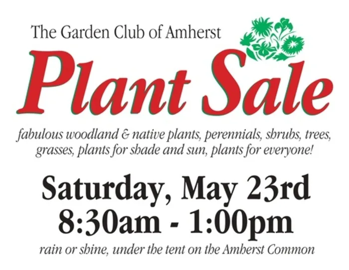 Garden Club of Amherst Plant Sale 2026