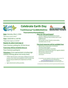 Earth Day cleanup 2026 Belchertown