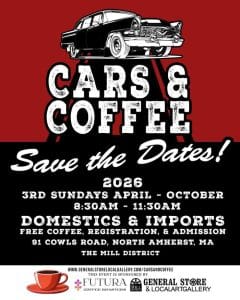Cars & Coffee 2026 in Amherst