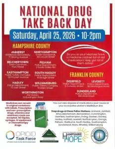 Drug Take Back Day 2026 South Hadley