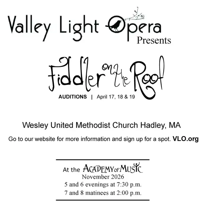 Fiddler on the Roof auditions Hadley