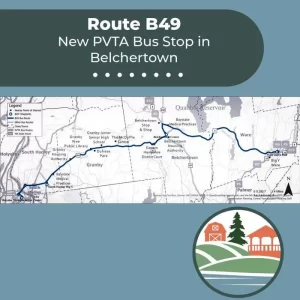 PVTA Route B49 Belchertown March 2026