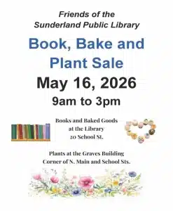 Sunderland library book bake and plant sale 2026