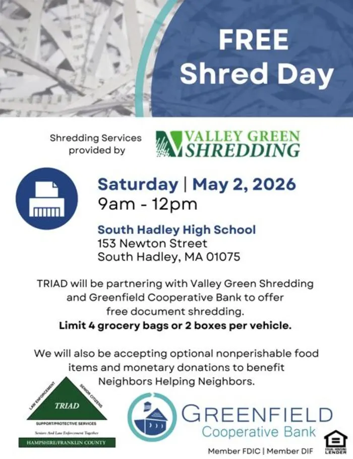 Document Shredding Event in South Hadley