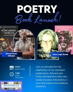 poetry book launch with Edward Doyle-Gillespie & Trisha Leigh Shufelt