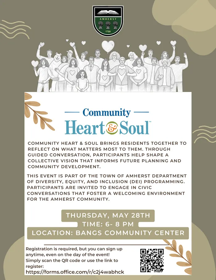 Community Heart and Soul Conversation in Amherst