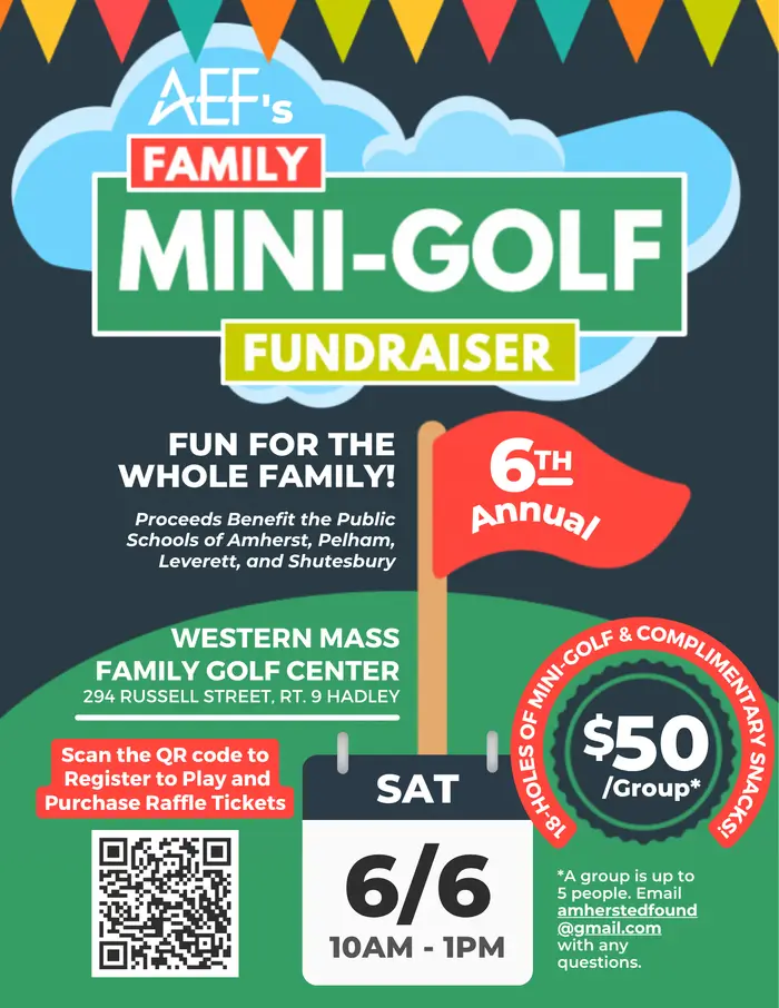 Amherst Education Foundation mini-golf 2026