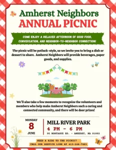 Amherst Neighbors Annual Picnic 2026