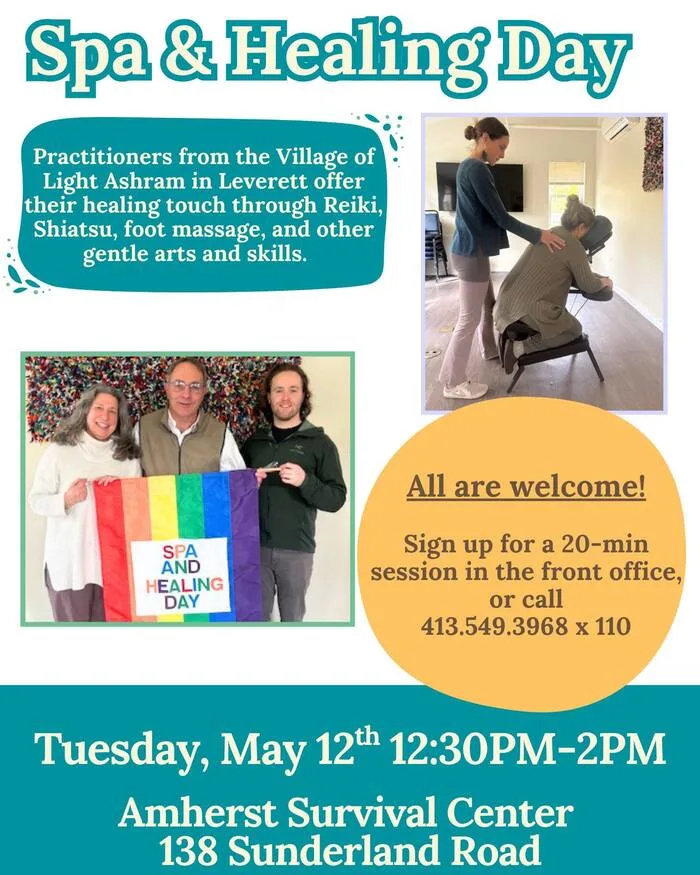 Amherst Survival Center healing day May 2026