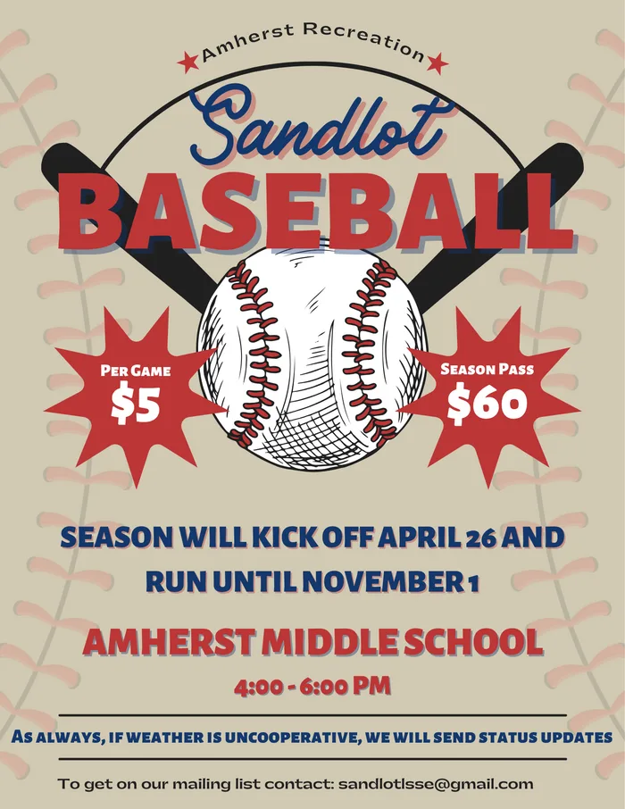 Amherst sandlot baseball