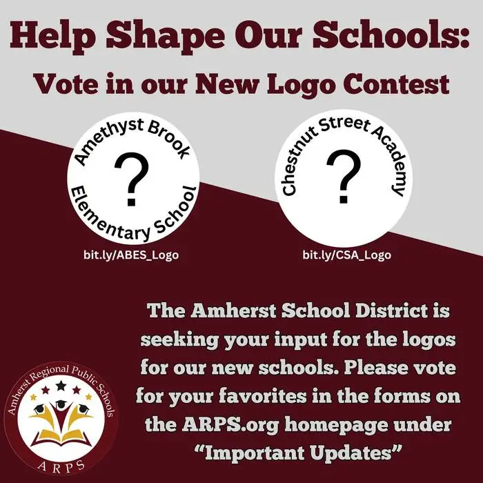 Choose Logos for Chestnut Street Academy & Amethyst Brook Elementary