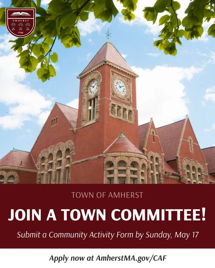 Amherst Town Boards & Committees Seeking Volunteers