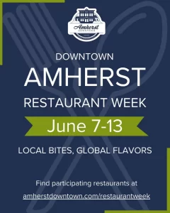 Downtown Amherst Restaurant Week 2026
