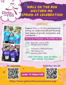 Girls on the Run Spring 5K Celebration at UMass