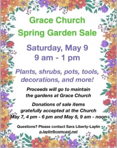 Grace Church garden sale