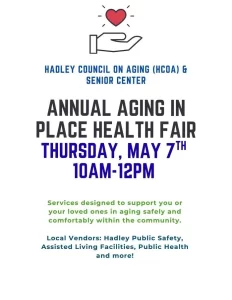 Hadley Council on Aging health fair 2026