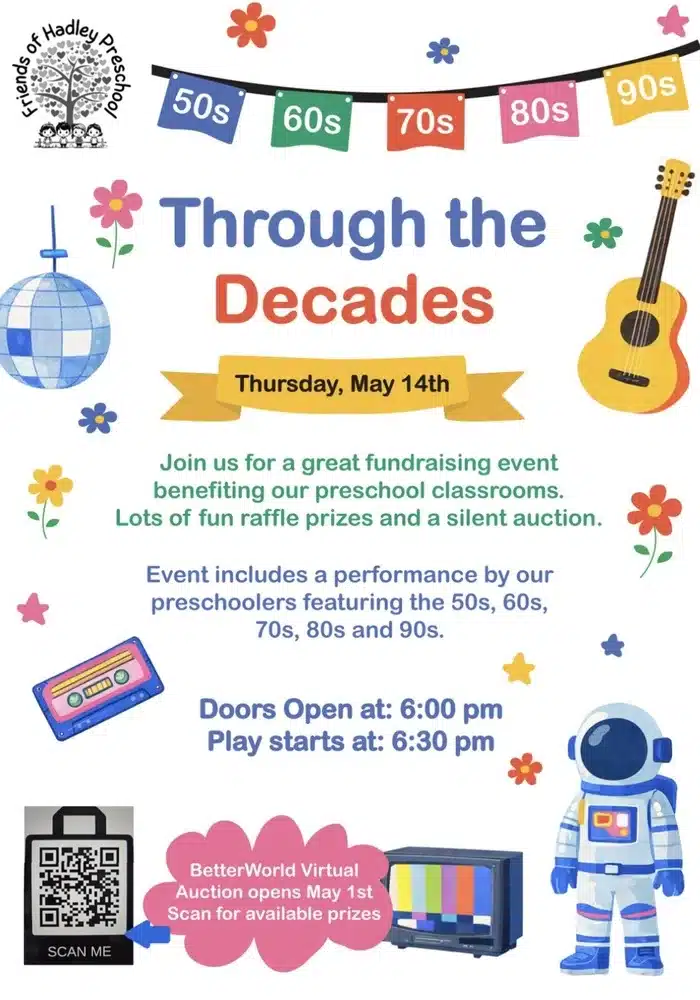 Hadley Preschool Through the Decades Show & Auction