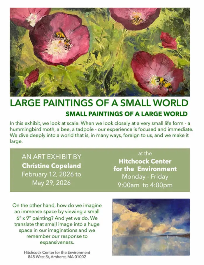 "Large Paintings of a Small World" Art Exhibit at Hitchcock Center