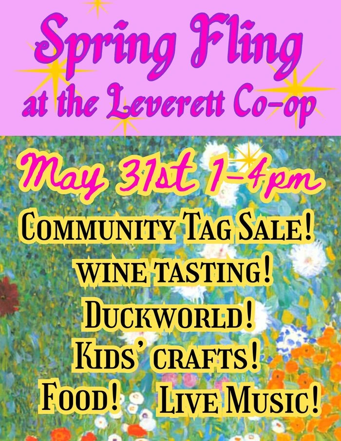 Leverett Village Co-op Spring Fling & Community Tag Sale