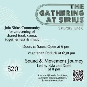 The Gathering at Sirius Community June 2026
