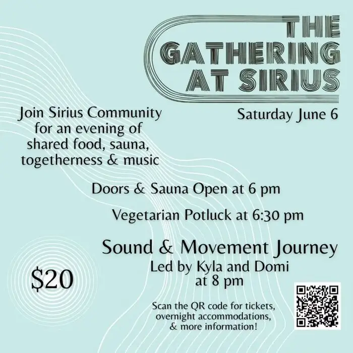 The Gathering at Sirius Community June 2026