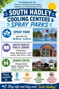 South Hadley cooling centers 2026