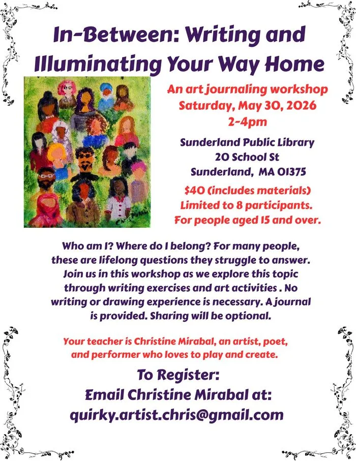 In-Between Art Journaling Workshop at Sunderland Public Library