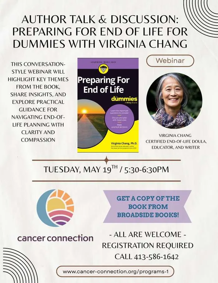 Preparing for End of Life for Dummies with Virginia Chang author talk