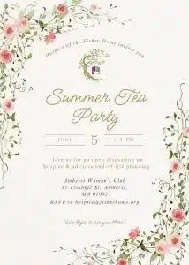Tea & End-of-Life Planning with Hospice of the Fisher Home