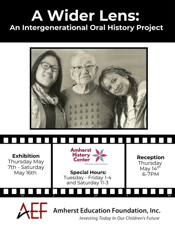 intergenerational arts exhibition Amherst