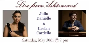 Virtual Jazz Concert with Julia Danielle & Caelan Cardello