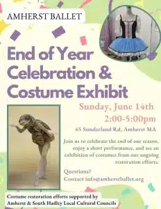 Amherst Ballet End of Year Celebration & Costume Exhibit