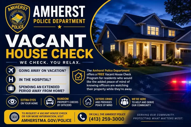 Amherst Police vacant house check