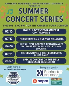 Downtown Amherst Summer Concert Series 2026
