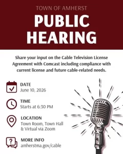 Public Hearing on Comcast Cable Television License Agreement
