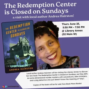 Andrea Hairston Book Reading at Easthampton Library Annex