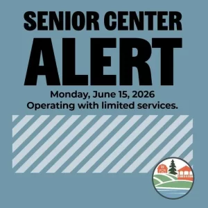 Belchertown Senior Center Limited Operations Due to Partial Power Outage – June 15, 2026